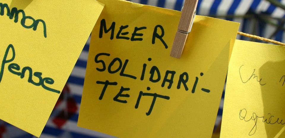 Another wish for solidarity, only this time in Flemish